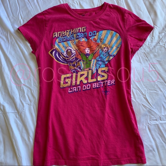 {MARVEL COMICS} Vintaged Glitter Graphic Print Tee - Picture 7 of 8